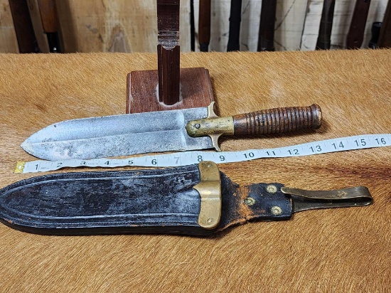 U.S. Model 1880 Hunting Knife With Type 3 Scabbard Springfield Armory