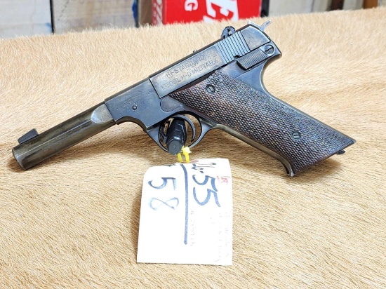 Hi Standard Model HD Military. 22 Semi Auto Pistol