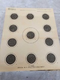 500 US Army Official 50 Ft Small Bore Rifle Targets