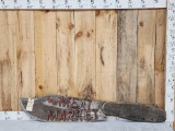 Vintage Meat Market Double Sided Wooden Advertising Sign