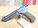Steyr 1907 8mm Semi Auto Pistol WWI Era