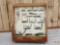 Vintage Case XX Cutlery Counter Top Display Case With NOS Knives