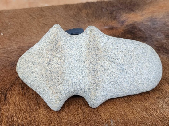 Nice Full Groove Barbed Trophy Stone Axe Native American Artifacts