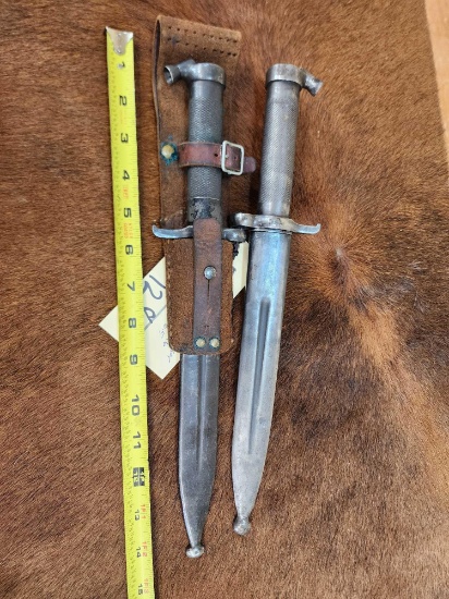 2 Model 98 Mauser Bayonets