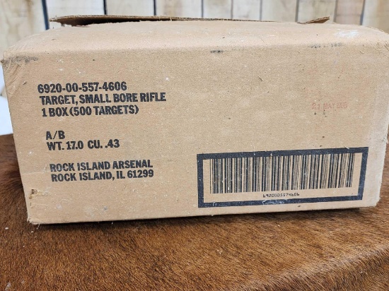 500 Small Bore Rifle Targets Rock Island Arsenal
