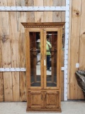 Oak 8 Place Gun Cabinet