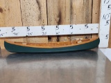 Miniature Cedar Strip Canoe