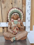 1973 Vintage Indian Chief Sculpture