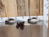 2 Fixed Blade Antler Handle Knives