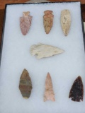 Group Of 7 Stone Points Native American Artifact