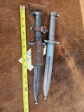 2 Model 98 Mauser Bayonets