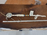 Native American Style Rawhide Dance Rattle