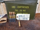 136 Rounds Of Military 30-06 Ammunition