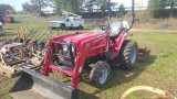 Massey Ferguson 4wd tractor with loader