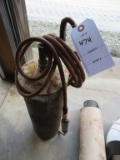 Acetylene Tank with Hose and Tourch