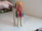 Chalk Figurine of Girl in Hat