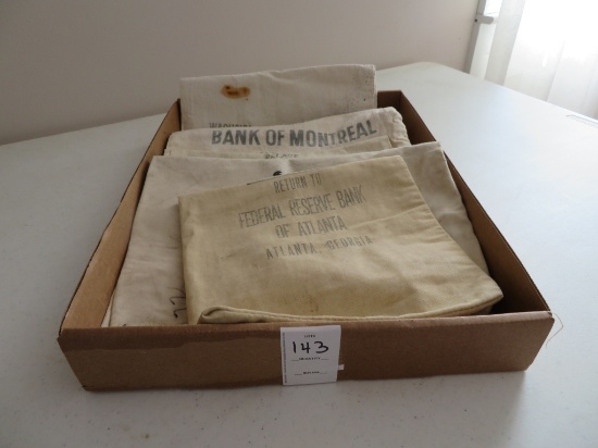 Lot of Mint/Bank Coin Bags, Wachoiva, Fed Reserve