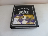 Racing Theamed Trading Cards in Book