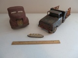 Lot of Old Toy Trucks