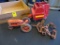 Diecast Farmall Tractor , turn plows and baler