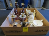 Lot of candle holders and decor