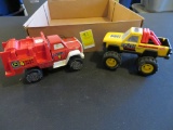 Pair of Toy Trucks