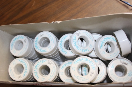 Over 60 Rolls of Threadmaster Thread Seal Tape.