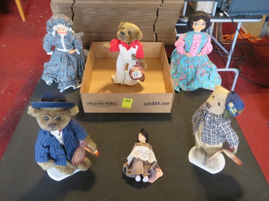 Lot of Collectible Dolls