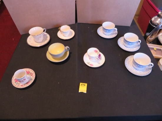 Lot of Collectible Tea Cups & Saucers