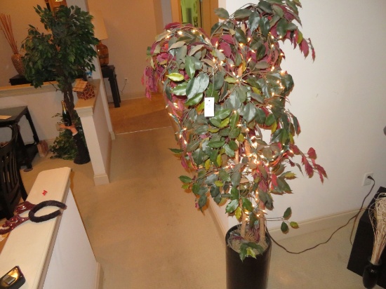 Artificial Ficus Tree w/ lights