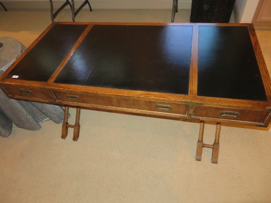 Brandt Desk w leather top