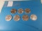 Lot of SEVEN Silver Eagle Dollars