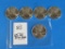 FIVE 1991 Silver Eagle Coins