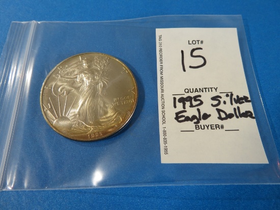 1995 Silver Eagle Dollar