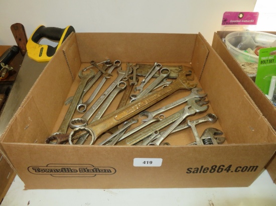 Lot of wrenches