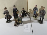 Lot of SIX Civil War Figurines