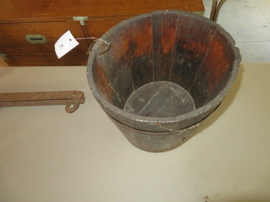Vintage well bucket