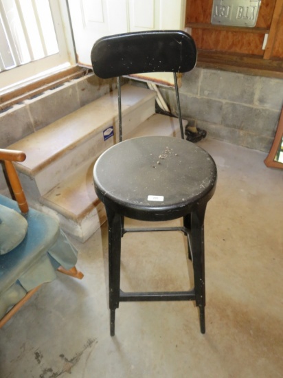 Vintage black stool