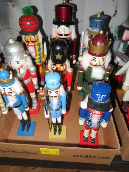 Lot of 9 Nutcrackers