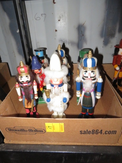 Lot of 9 Nutcrackers