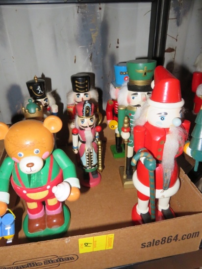 Lot of 8 Nutcrackers