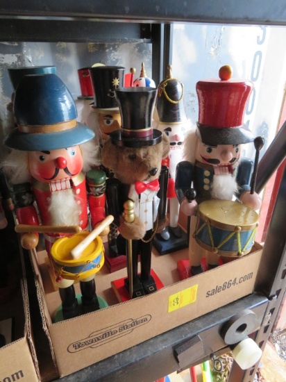 Lot of 9 Nutcrackers