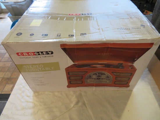 Unopened Crosley Stereo CD Turntable