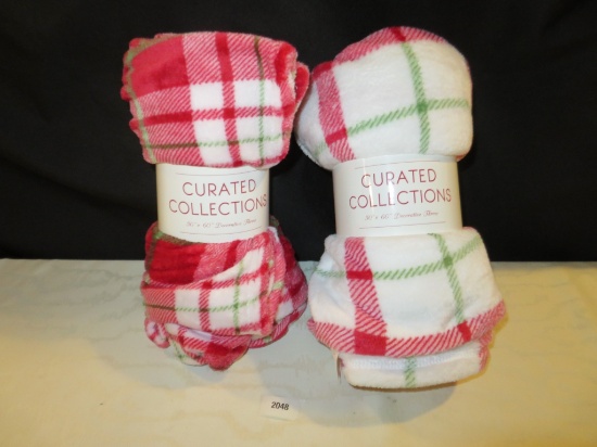Currated Collections 2 Blankets Unopened