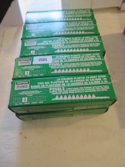 Lot of 10 boxes Simpson .25 cal plastic 10shot stp