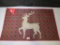 Christmas Reindeer Door Mat