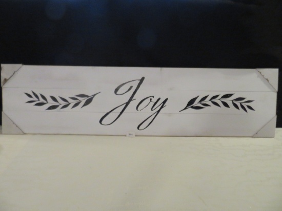 Wooden Joy Sign