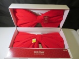 2 Holiday Living 24-in W x 33-in H Red Bow