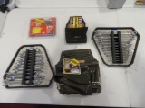 Lot of wrenches, tool pouches and stapler 5 pcs
