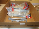 Mixed lot of concrete anchors and bolts